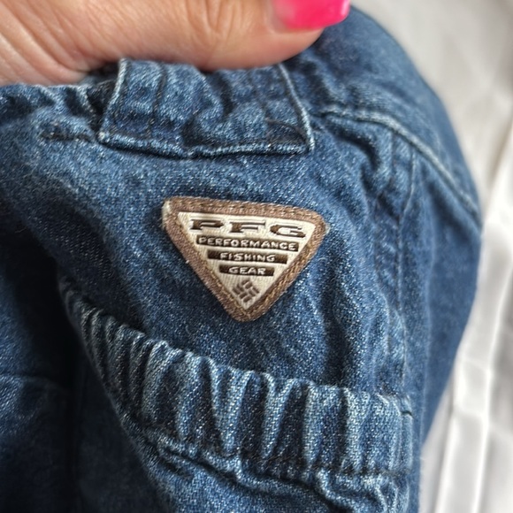 Columbia Vintage Cargo Denim Mini Skirt size small - Picture 8 of 8